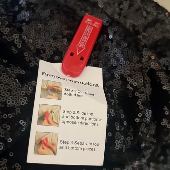 MAC DUGGAL V-NECK SEQUINED BALL GOWN size 10 brand new black - Picture 7 of 8